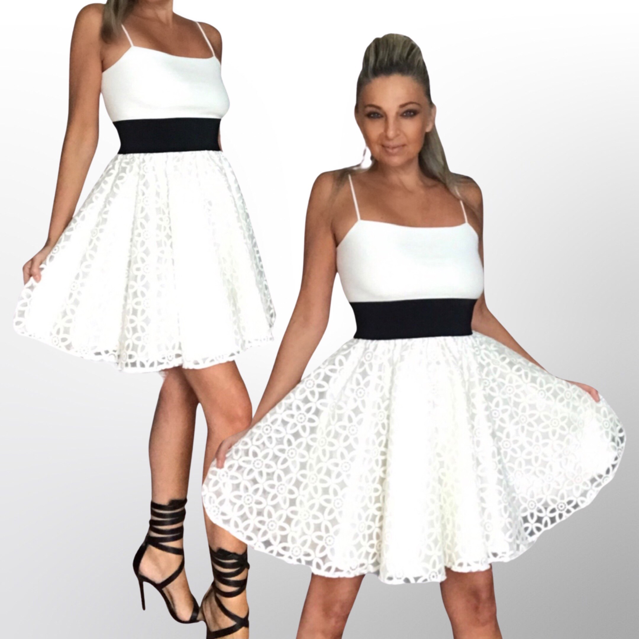 Šaty krátké krémové BOROS DR-S-CR01